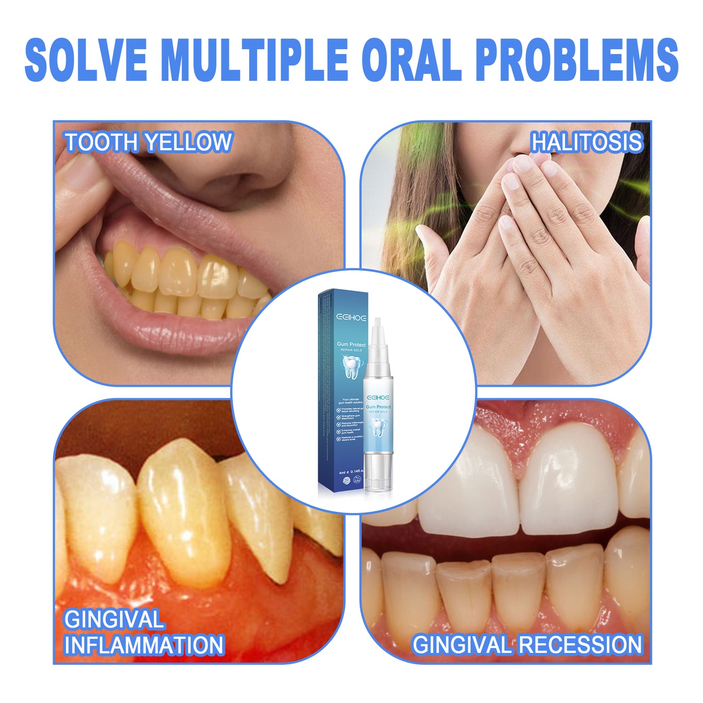 Hebeluxe Dental Repair Gel, Repair Gums Cleaning Dental Stains And Tartar Oral Care Gel