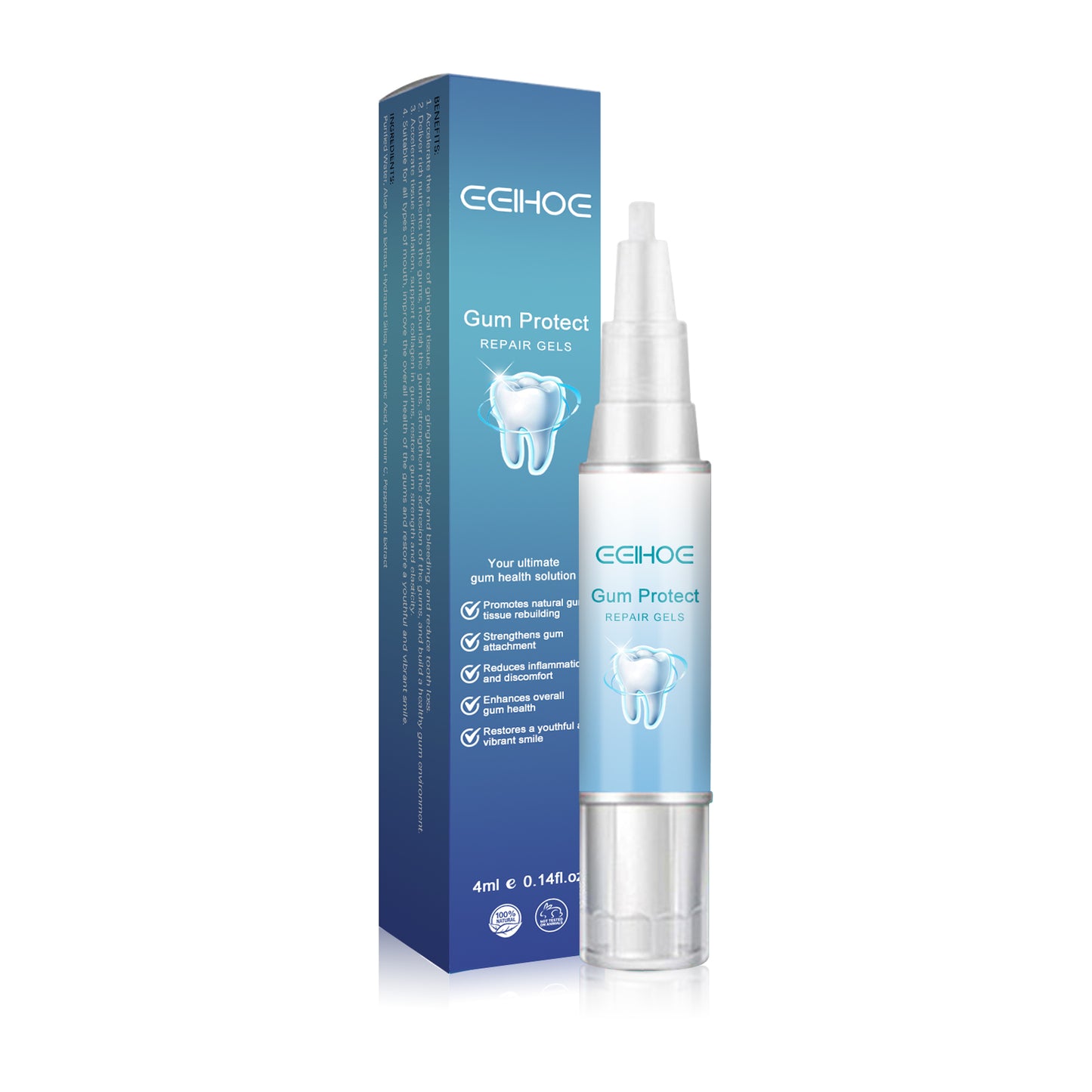 Hebeluxe Dental Repair Gel, Repair Gums Cleaning Dental Stains And Tartar Oral Care Gel